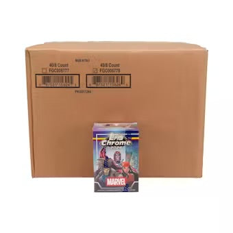 2026 Topps Chrome Marvel Comics Blaster Box Sealed Case