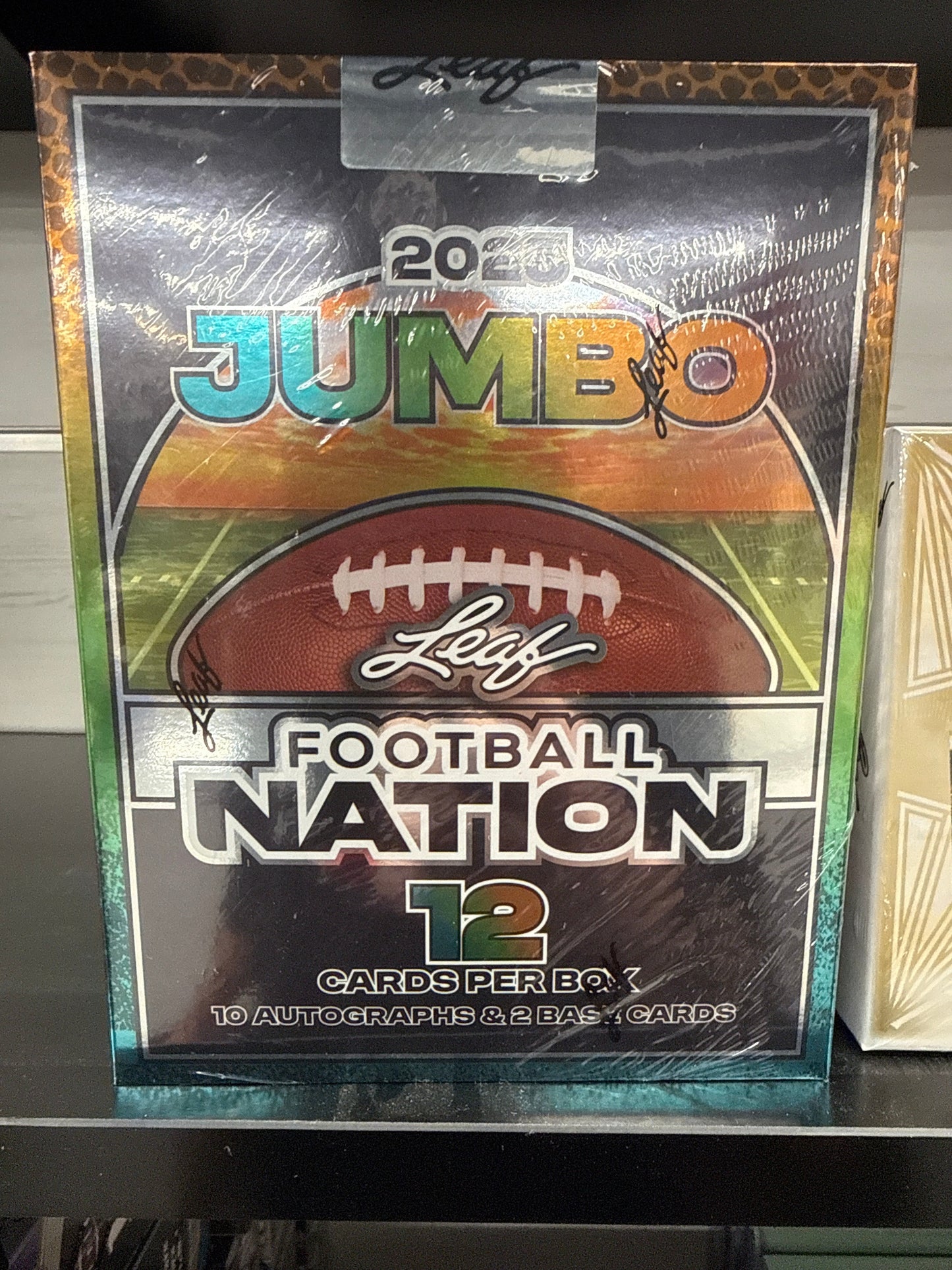 2025 Leaf Football Nation Jumbo Box 10 Autos!