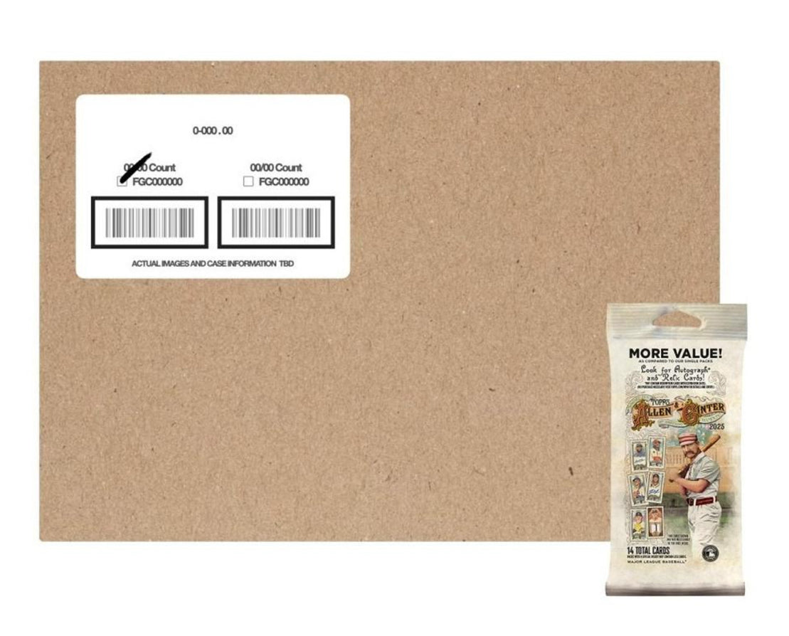 2025 Topps Allen & Ginter Baseball Hanger 108 Pack Case