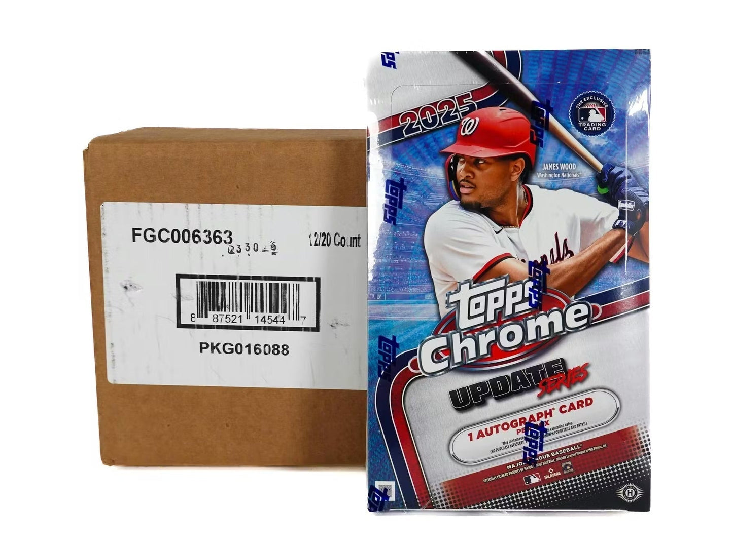 2025 Topps Chrome Update Series Baseball Hobby Case