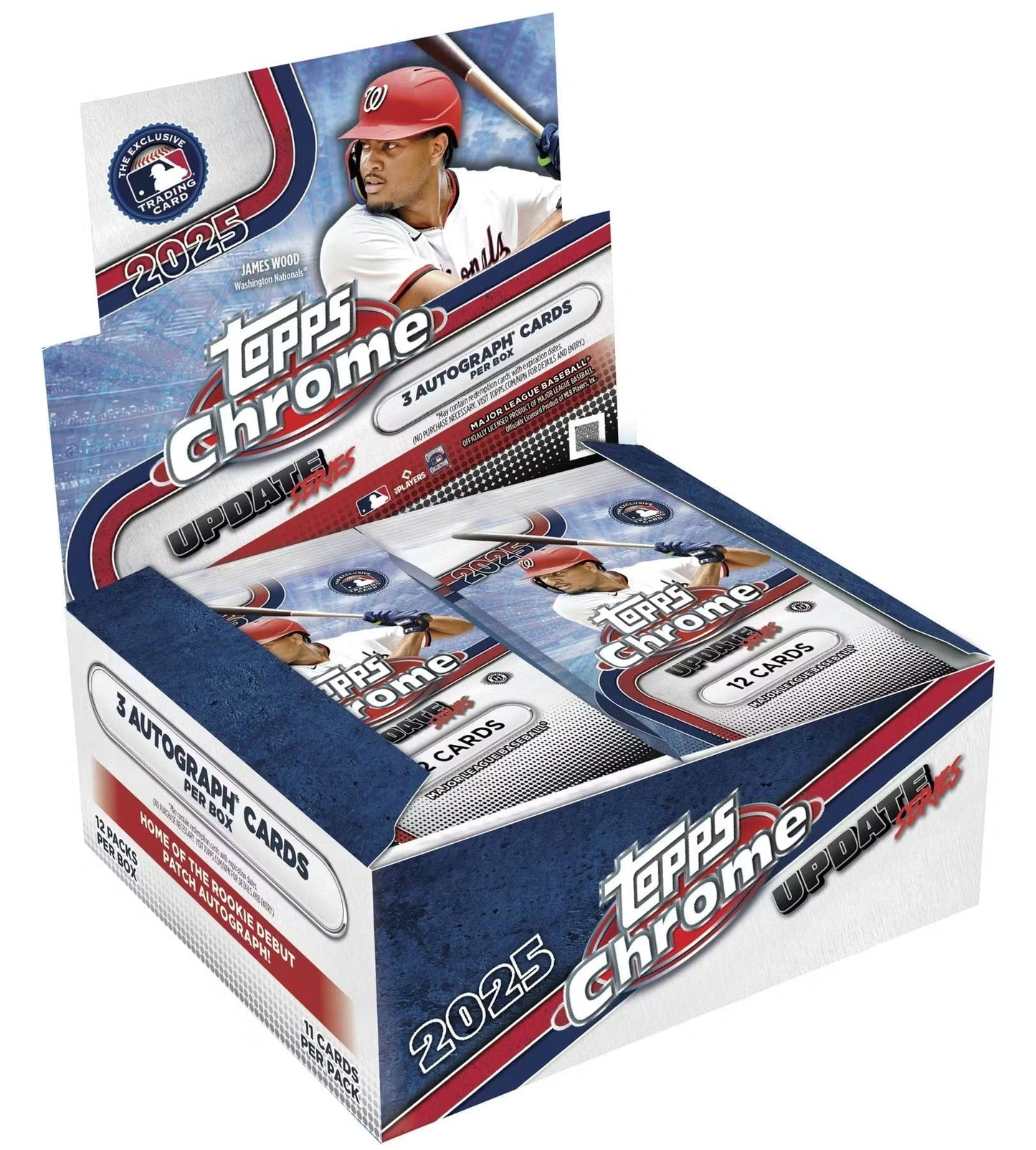 2025 Topps Chrome Update Series Baseball Jumbo Box