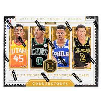 2017/18 Panini Cornerstones Basketball Hobby Box