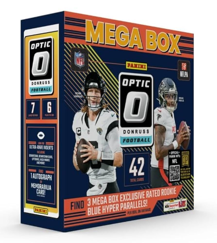 2024 Panini Donruss Optic Football Mega 20 Box Case (Hyper Blue)
