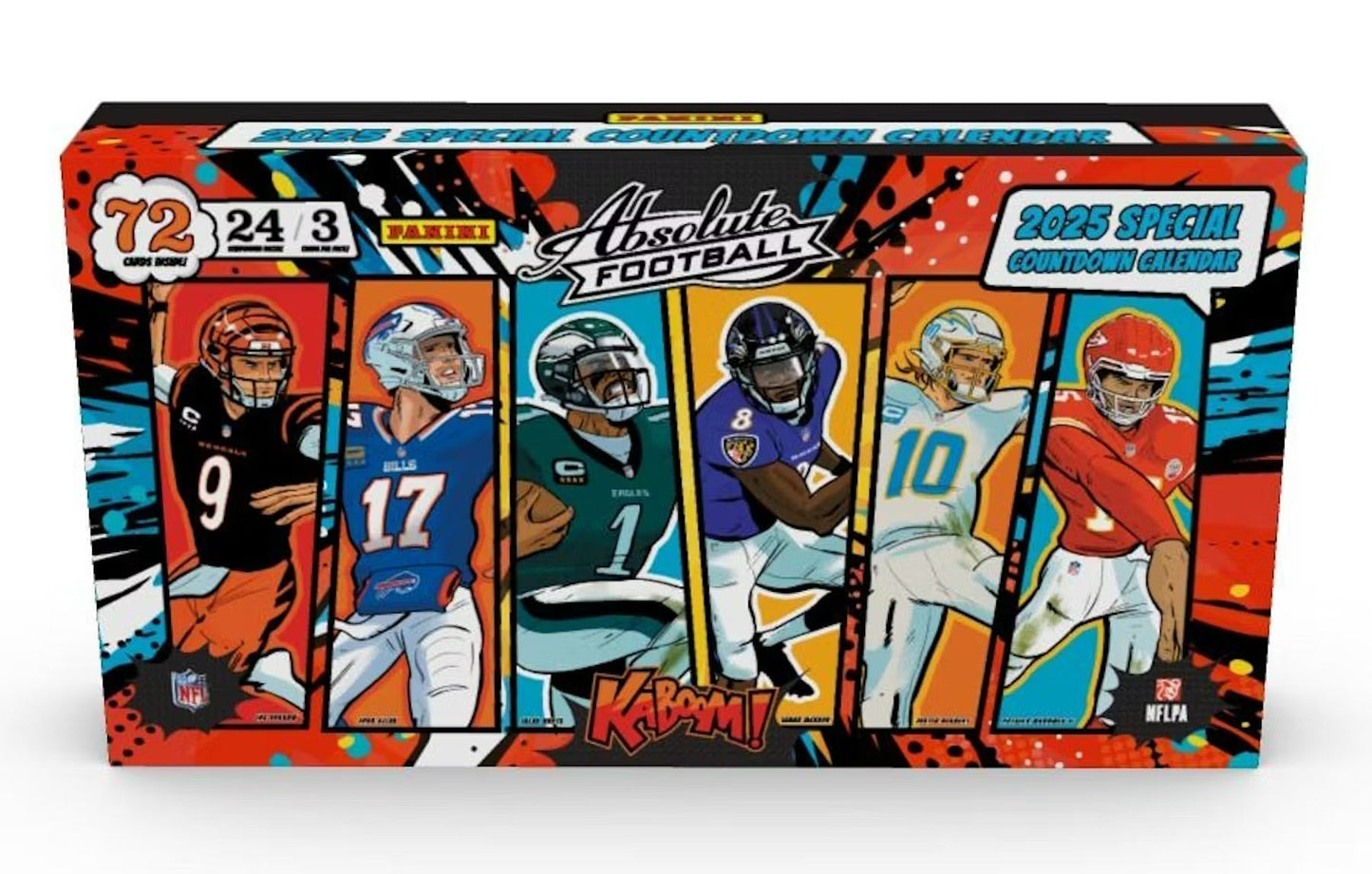 2025 Panini Absolute Football Countdown Calendar 8 Box Case