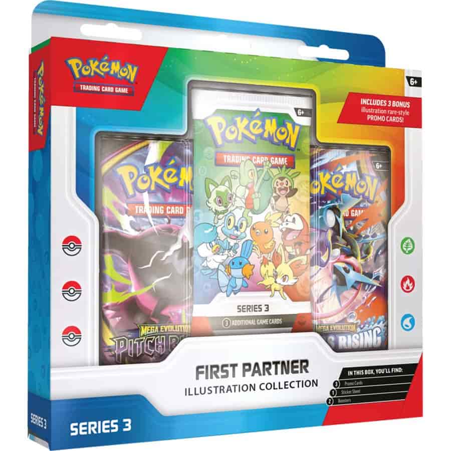 Pokemon: First Partner Illustration Collection Box (Series 3) (Presale - Expected Release Date August 7th, 2026)