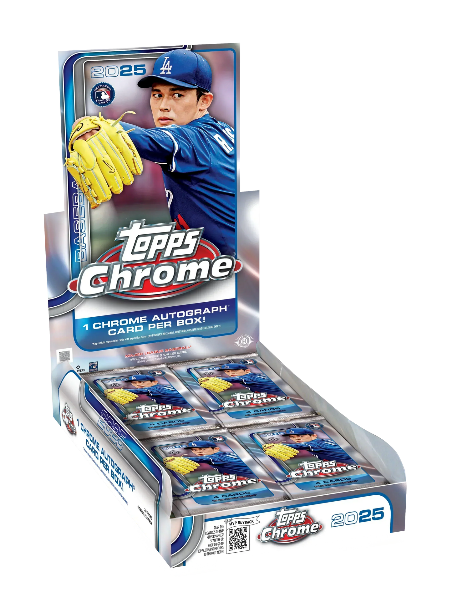 2025 Topps Chrome Baseball Hobby 12 Box Case