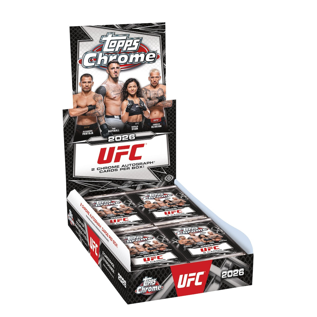 2026 Topps UFC Chrome Hobby 12 Box Case