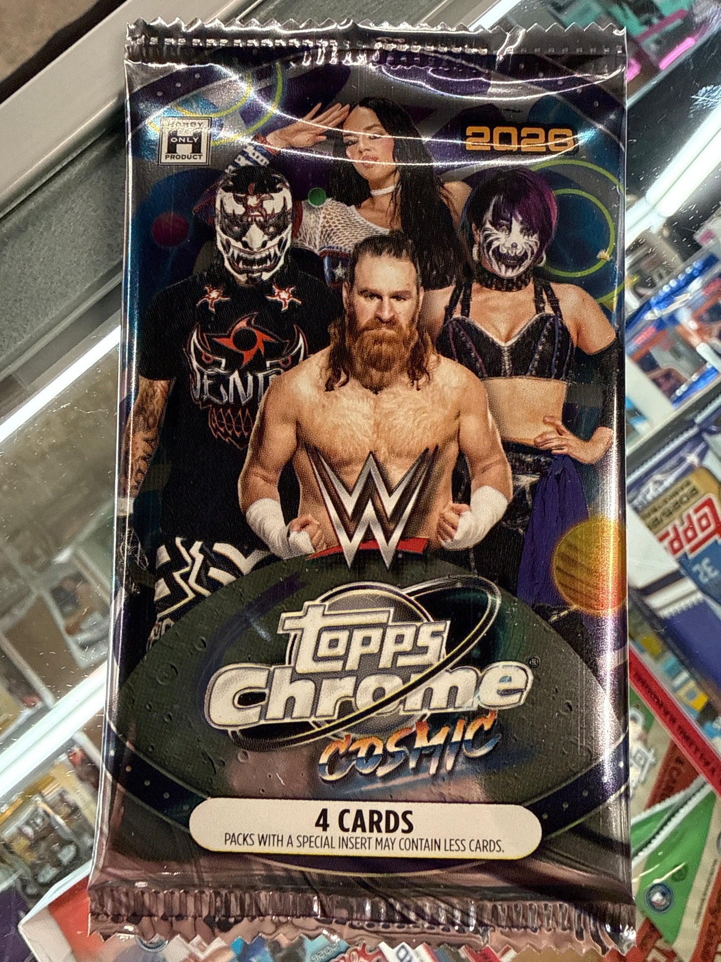 2026 Topps Cosmic Chrome WWE Wrestling Hobby Pack