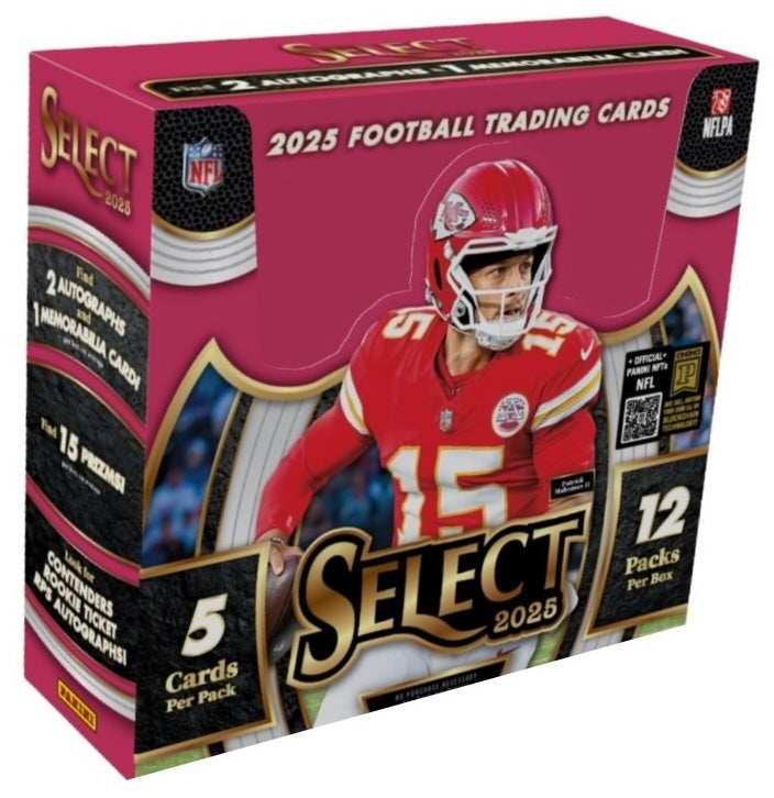 2025 Panini Select Football Hobby 12 Box Case