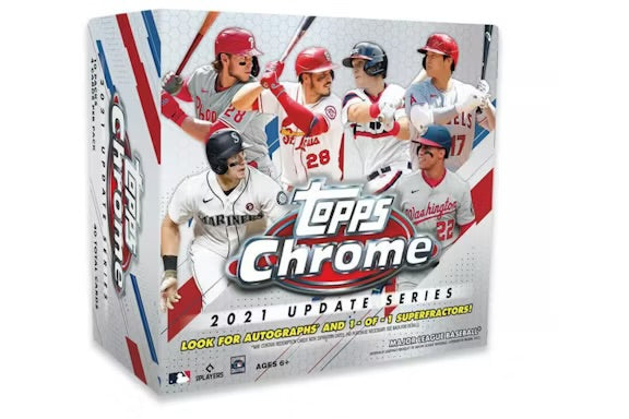 2021 Topps Chrome Update Series Baseball Mega Box
