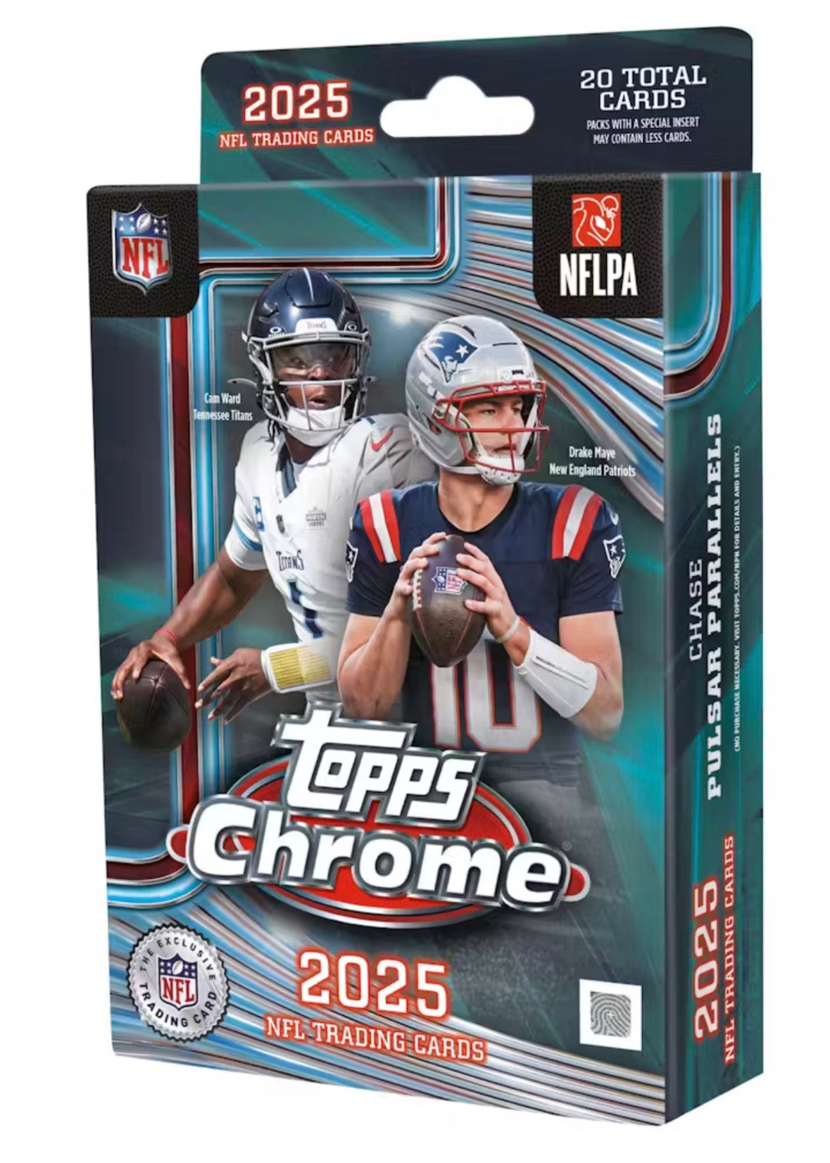 2025 Topps Chrome Football Hanger 64 Box Case