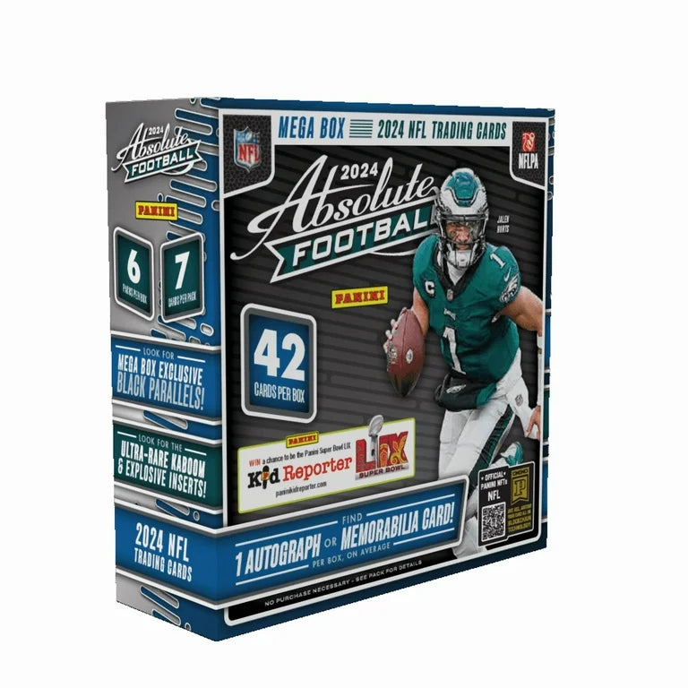 2024 Panini Absolute Football Mega 20 Box Case (Black Parallels)