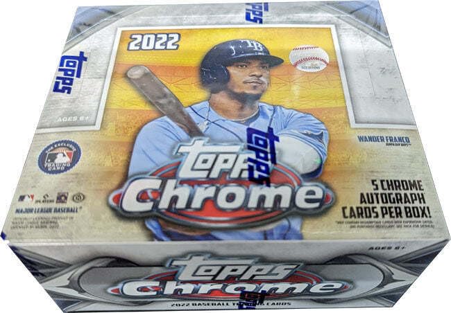 2022 Topps Chrome Baseball Jumbo HTA Box