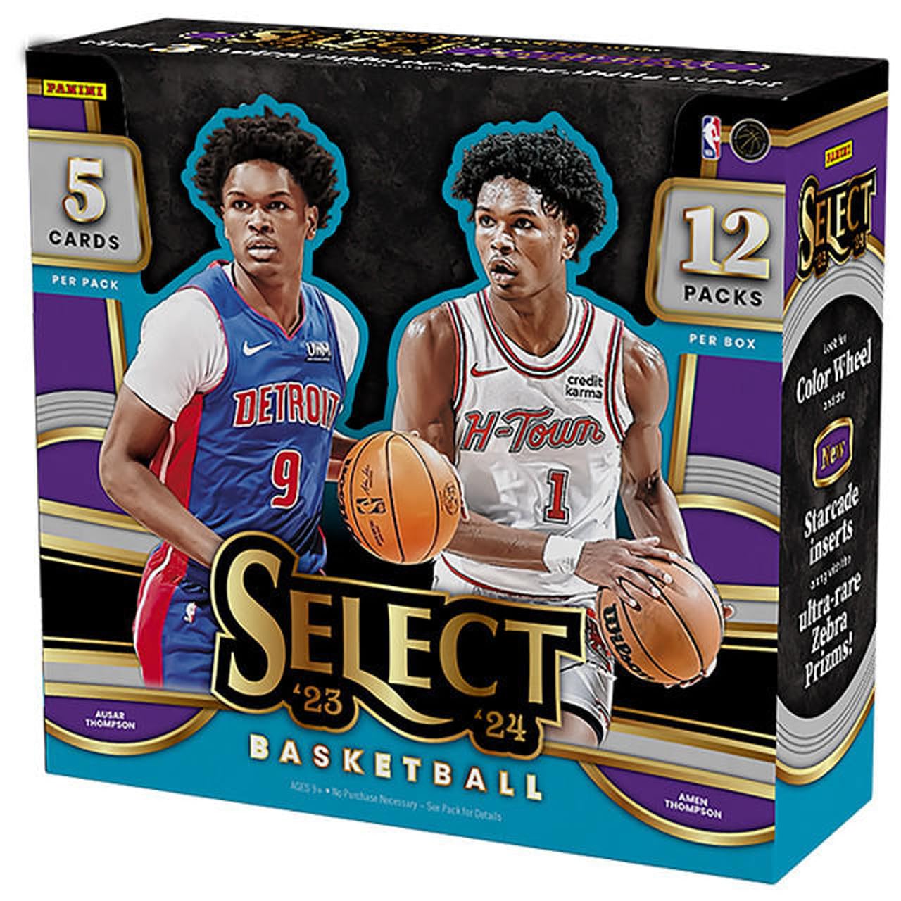 2023/24 Panini Select Basketball Hobby 12 Box Case