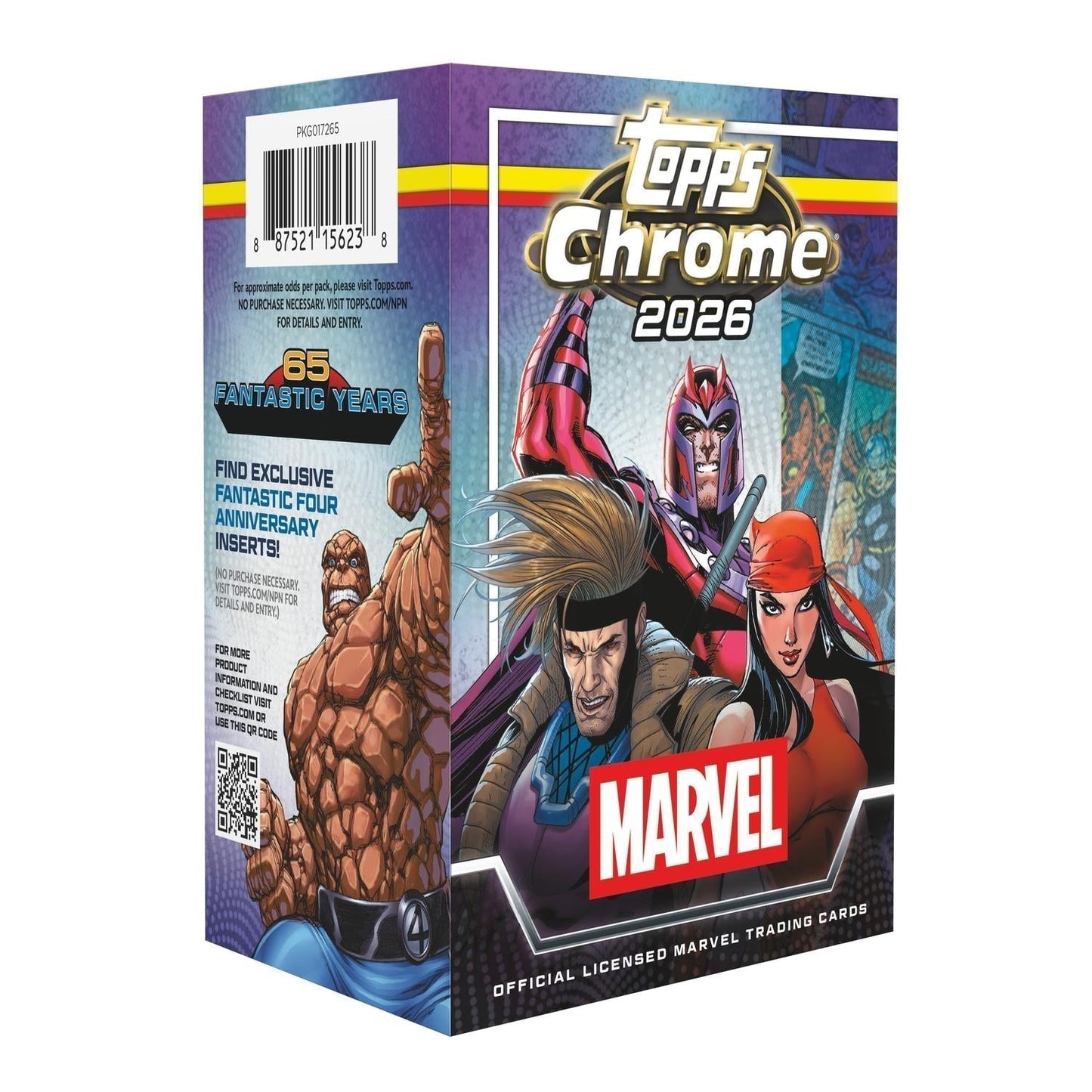 2026 Topps Chrome Marvel Comics Blaster Box
