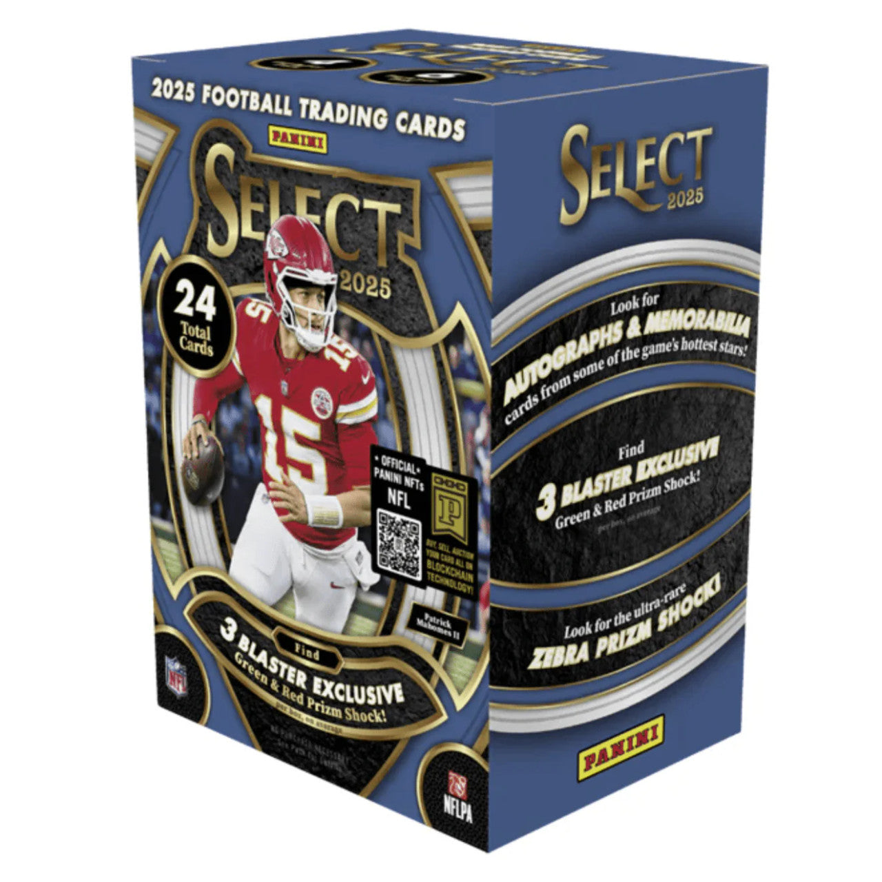 2025 Panini Select Football Hobby Blaster Box (Green & Red Prizm Shock)