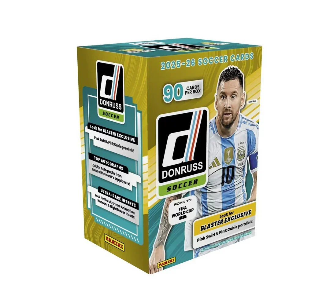 2025/26 Panini Donruss Road To FIFA World Cup 26 Soccer Hobby Blaster Box