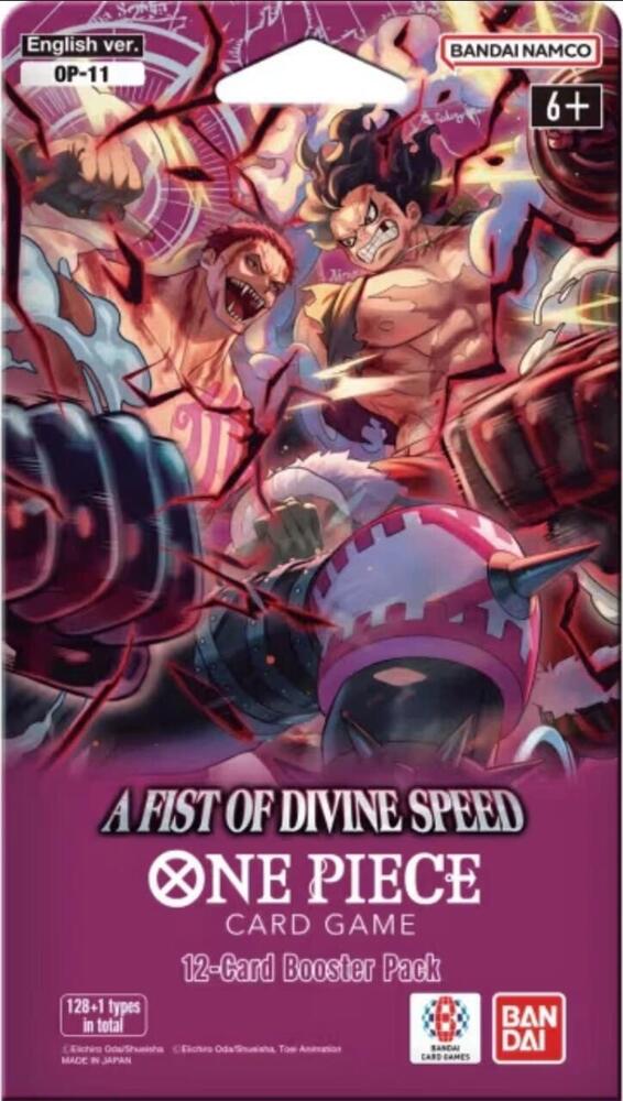 One Piece: A Fist of Divine Speed Sleeved Booster Pack (Op 11)