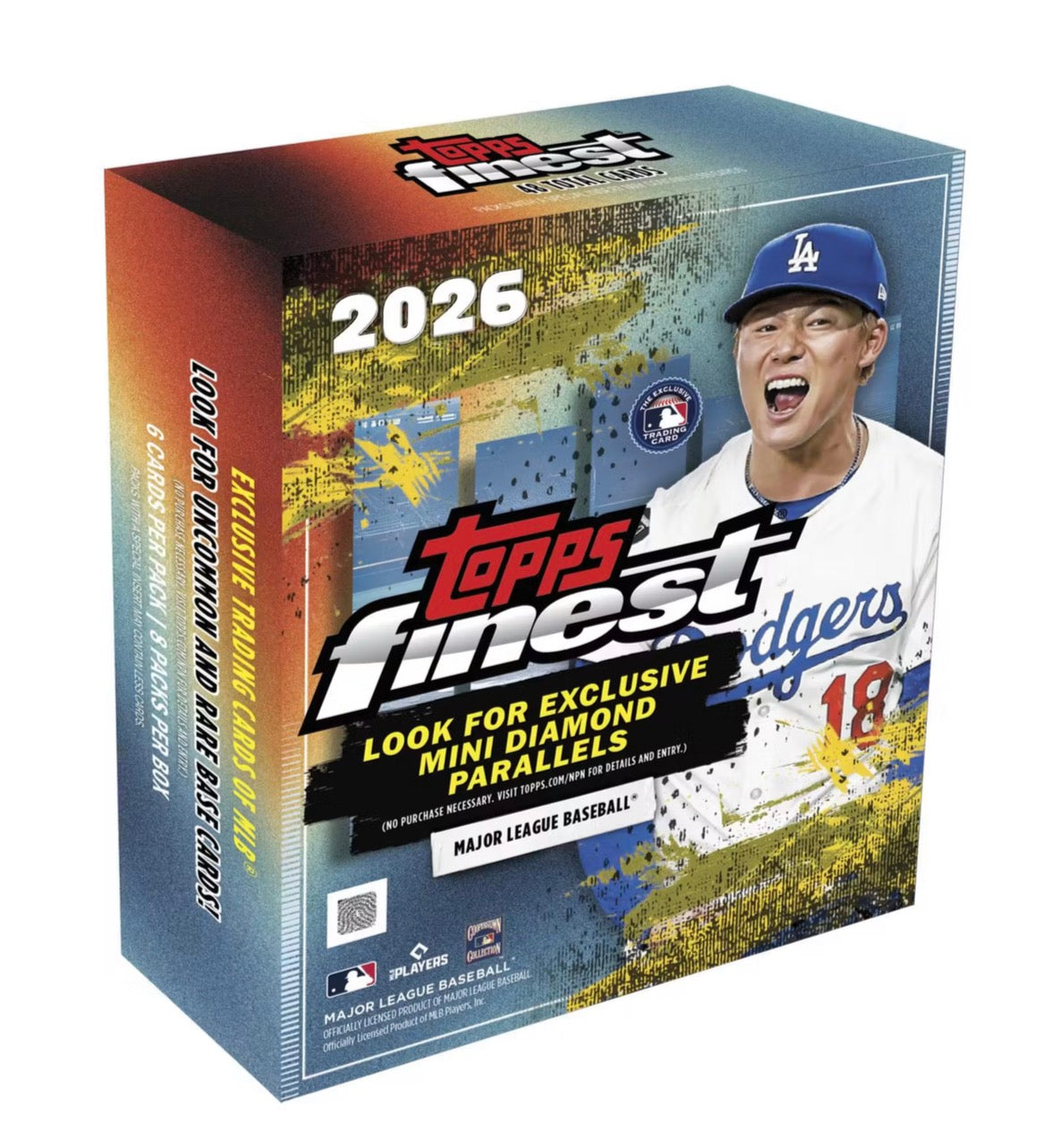 2026 Topps Finest Baseball Mega Box 20 Box Case