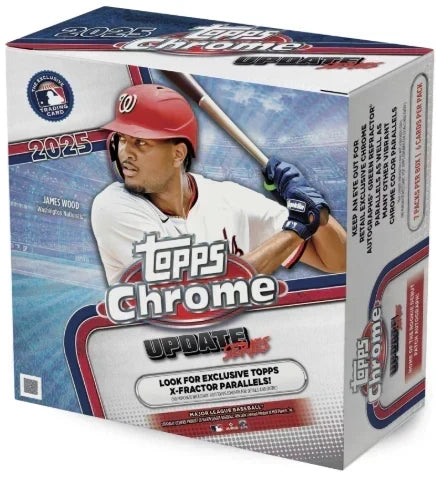 2025 Topps Chrome Update Series Baseball Mega 20 Box Case