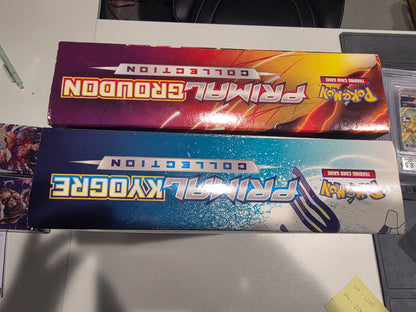Pokemon: Primal Groudon and Primale Kyogre - Set of 2 Collection (See pictures)
