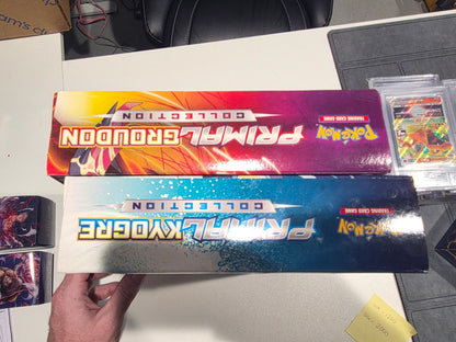 Pokemon: Primal Groudon and Primale Kyogre - Set of 2 Collection (See pictures)
