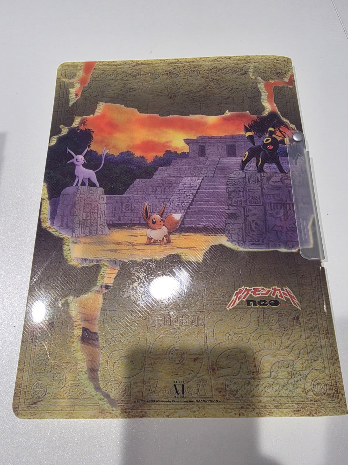 Pokemon Japan: Neo Premium File 2 Vintage Binder Opened Japanese Complete Set (Cards range from MP to NM - see pictures) (Japanese)