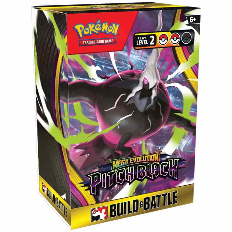 Pokemon: Mega Evolution: Pitch Black: (Me05) Build And Battle Kit (Presale - Expected Release Date July 31st, 2026)