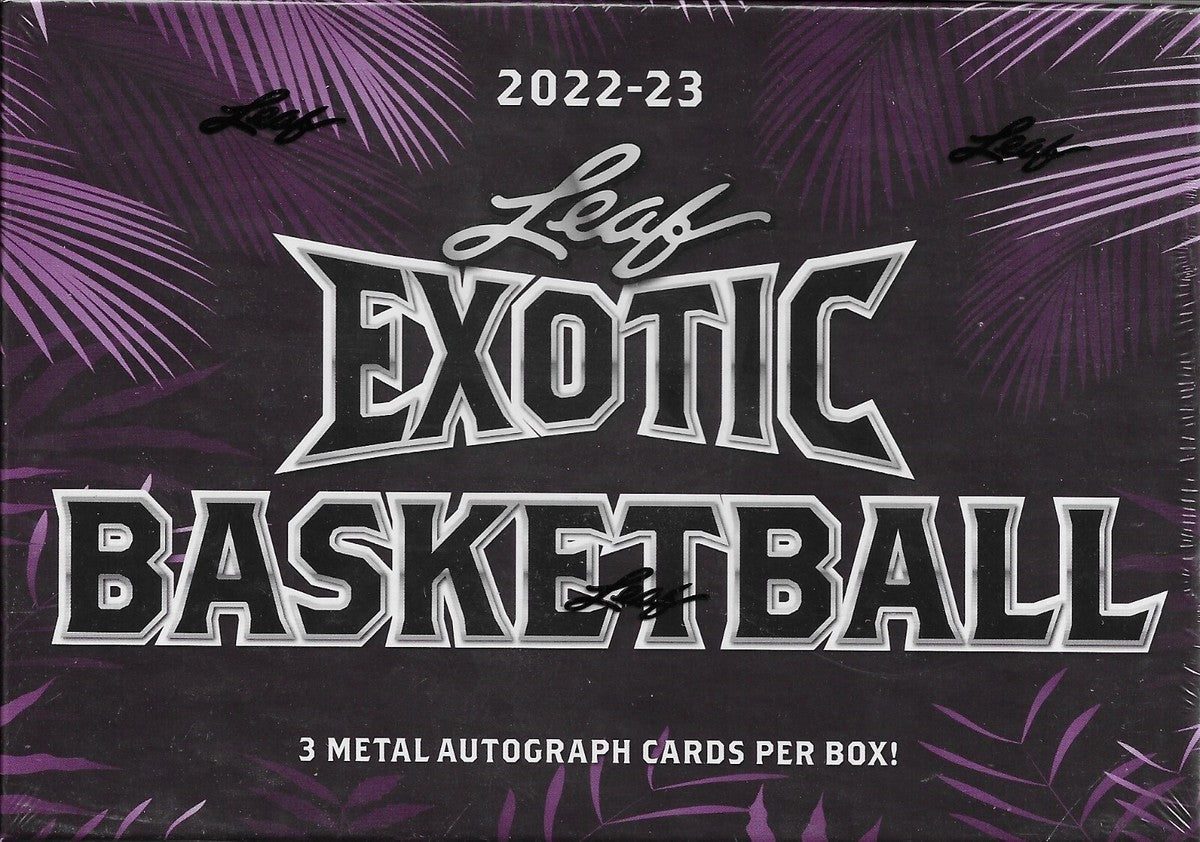 2022/23 Leaf Exotic Basketball Box
